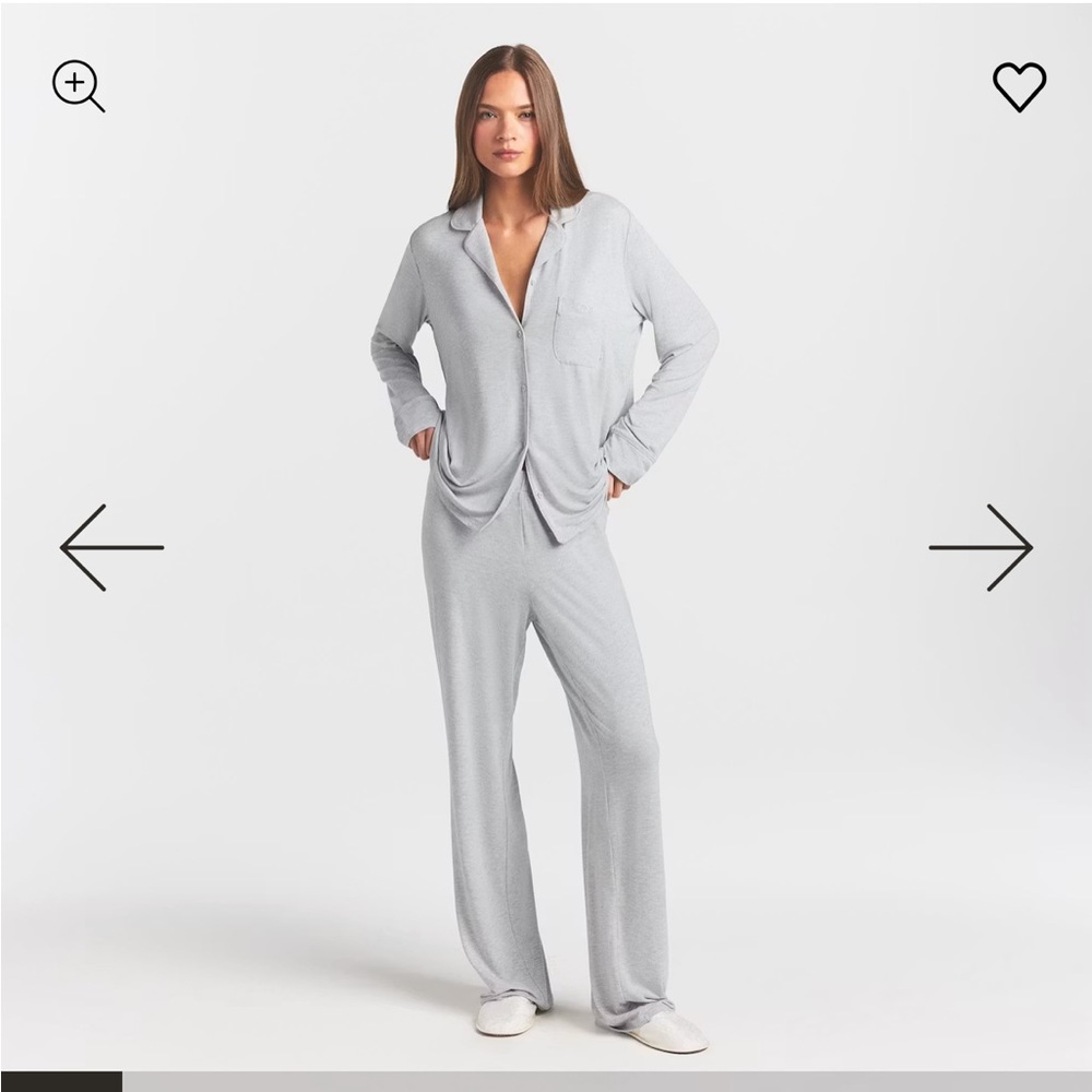 Skims Gray Women's Pajama Set